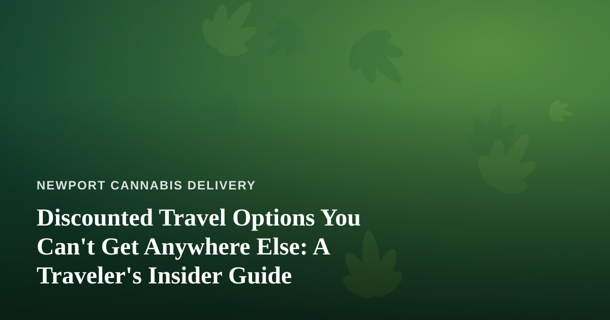 Discounted Travel Options You Can’t Get Anywhere Else: A Traveler’s Insider Guide