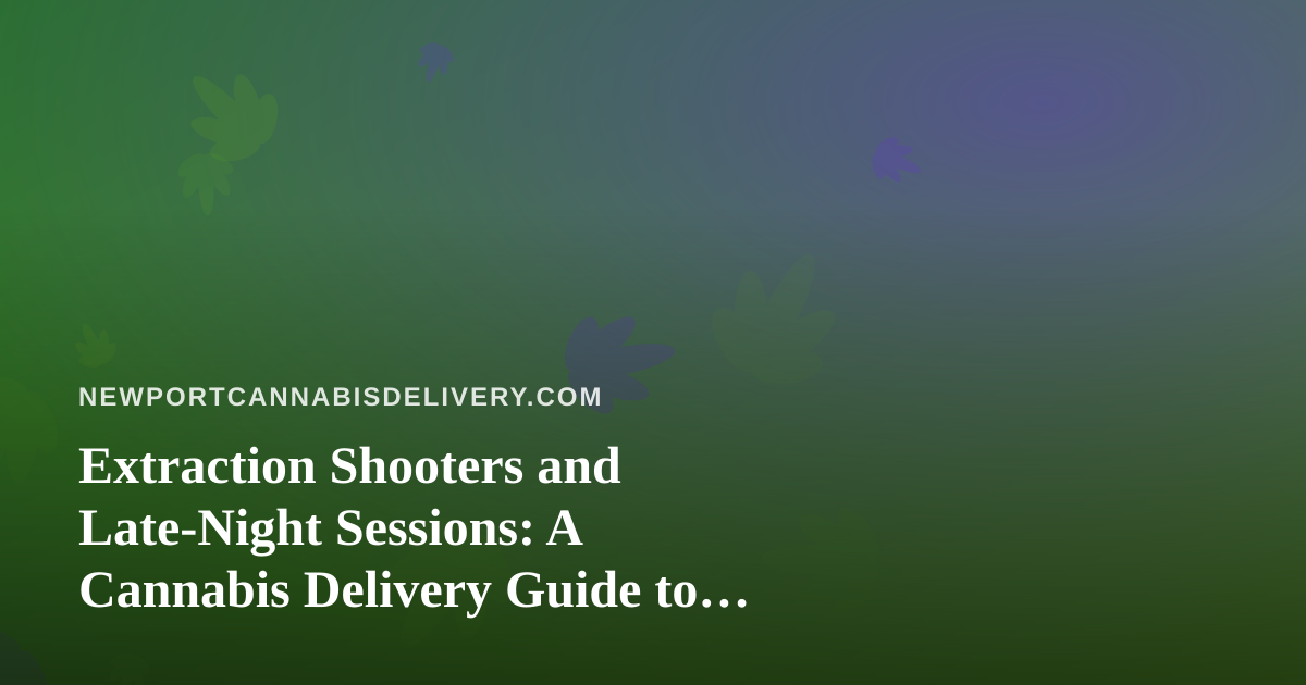 Extraction Shooters and Late-Night Sessions: A Cannabis Delivery Guide to Watching Arc Raiders and Wardogs on Twitch